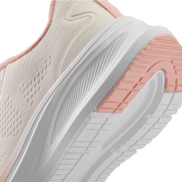  Women's Knitted Lifestyle Walking Sneakers - WHITE - 5